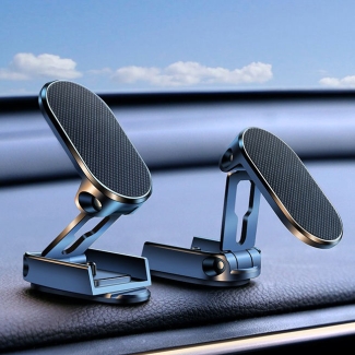 Car Magnetic Mobile Holder - Self-Adhesive Aluminum Alloy Phone Stand
