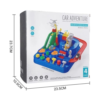 KIDS FUN ACTIVITY CAR ADVENTURE TRACK GAME - 2-in-1 Motor Skills Set Price in Pakistan | LAPTAB