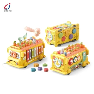 KIDS Multifunctional Puzzle Activity School Bus Toy for Toddlers Price in Pakistan | LAPTAB