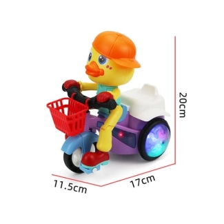 TRICYCLE DUCK Toy with Lights & Sounds - Battery-Operated Vehicle for Kids Price in Pakistan | LAPTAB
