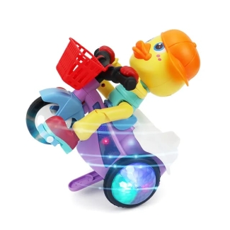 TRICYCLE DUCK Toy with Lights & Sounds - Battery-Operated Vehicle for Kids Price in Pakistan | LAPTAB