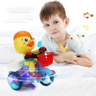 TRICYCLE DUCK Toy with Lights & Sounds - Battery-Operated Vehicle for Kids Price in Pakistan | LAPTAB