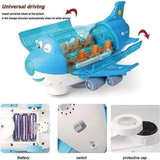 Multicolor AIRLINER WITH LIGHT SOUNDS Airplane Toy for Ages 3+ Price in Pakistan | LAPTAB