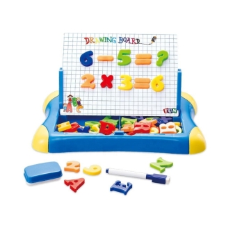 2-in-1 Magnetic Drawing Board with Alphabet for Kids Age 3 and Up Price in Pakistan | LAPTAB