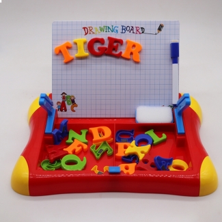 2-in-1 Magnetic Drawing Board with Alphabet for Kids Age 3 and Up Price in Pakistan | LAPTAB