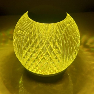Glass Round RGB Lamp with Adjustable Brightness and Rechargeable Design Price in Pakistan | LAPTAB