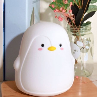 Cute Penguin LED Touch Lamp with Color Changing, USB Rechargeable, Remote Control Price in Pakistan | LAPTAB