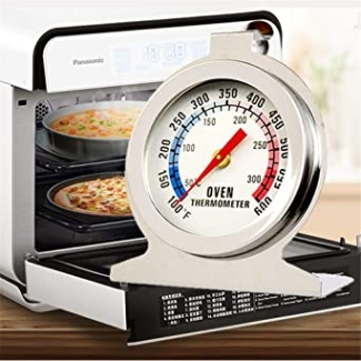 Stainless Steel Oven Cooker Thermometer with Easy-to-Read Dial, NSF Certified