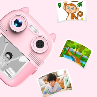 Pocket Inkless Mini Printer for Kids - Instant Photo Printing & DIY Coloring Price in Pakistan | LAPTAB