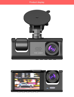 3 Channel K02 Dash Cam 2.5K 1080P with Built-in GPS and WiFi Price in Pakistan | LAPTAB
