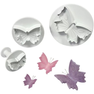Small Butterfly Plunger Cake Mold Set - 3 Sizes, Reusable Plastic Price in Pakistan | LAPTAB