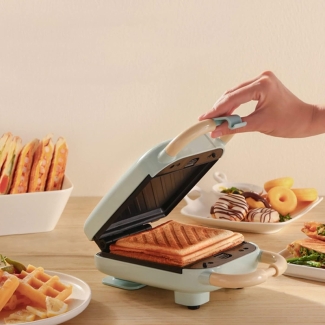 5-in-1 Electric Sandwich Maker, Green, 650W, with 5 Detachable Plates Price in Pakistan | LAPTAB