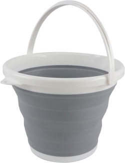 Portable Silicone Folding Bucket - 10L Collapsible Water Carrier