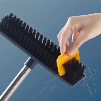 Brush Viper Mop with Cleaner Brush - Adjustable Long Handle for Wet/Dry Cleaning Price in Pakistan | LAPTAB