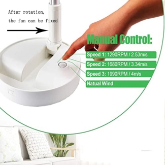 Telescoping Folding Fan, 8-Inch, 3-Speed, Compact and Portable, White Price in Pakistan | LAPTAB