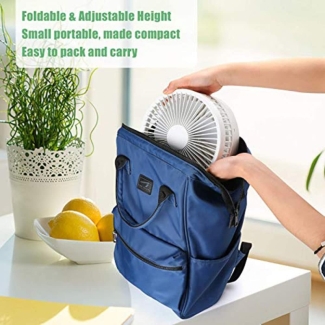 Telescoping Folding Fan, 8-Inch, 3-Speed, Compact and Portable, White Price in Pakistan | LAPTAB