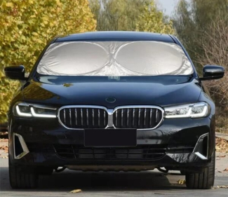 Car Windshield Sun Shade - Foldable UV Ray & Heat Blocker for Interior Protection Price in Pakistan | LAPTAB