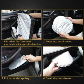 Car Windshield Sun Shade - Foldable UV Ray & Heat Blocker for Interior Protection Price in Pakistan | LAPTAB