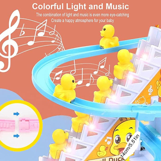 KIDS DUCK TRACK Toy with 3 Climbing Ducks and Musical Sounds Price in Pakistan | LAPTAB