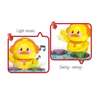 DJ Duck with Light Sounds - Musical Dancing Toy for Kids, Yellow Price in Pakistan | LAPTAB