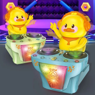 DJ Duck with Light Sounds - Musical Dancing Toy for Kids, Yellow Price in Pakistan | LAPTAB