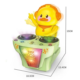 DJ Duck with Light Sounds - Musical Dancing Toy for Kids, Yellow Price in Pakistan | LAPTAB