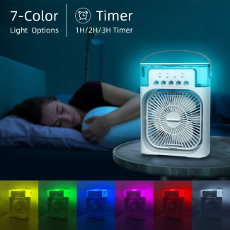 5V Mobile Cooling Fan Ice Cube Desktop Air Cooler with Humidifier & Timer Price in Pakistan | LAPTAB