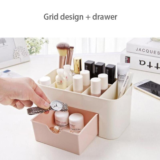 Cosmetic Storage Box with Single Drawer 
