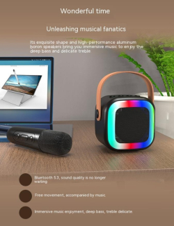 Shin Karaoke K88 Speaker with Mic and Voice Changer, Bluetooth 5.3 Price in Pakistan | LAPTAB