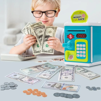 Kids Money Bank with Fingerprint Lock, Personal Password, and Tunes Price in Pakistan | LAPTAB