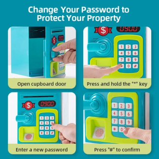 Kids Money Bank with Fingerprint Lock, Personal Password, and Tunes Price in Pakistan | LAPTAB