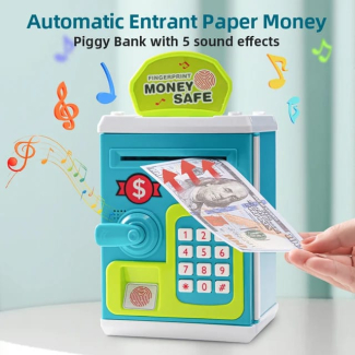 Kids Money Bank with Fingerprint Lock, Personal Password, and Tunes Price in Pakistan | LAPTAB