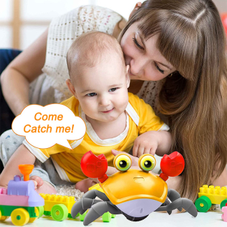 Niku Cute Sensing Crawling Crab Baby Toy with Lights and Sounds Price in Pakistan | LAPTAB