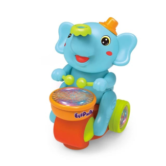 Battery Operated Elephant Toy with Light and Sound for Kids Price in Pakistan | LAPTAB