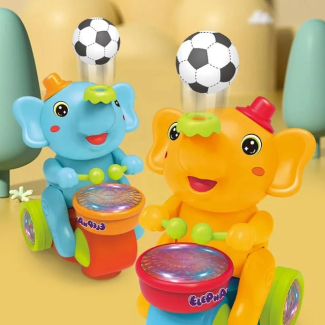 Battery Operated Elephant Toy with Light and Sound for Kids Price in Pakistan | LAPTAB