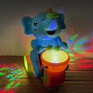 Battery Operated Elephant Toy with Light and Sound for Kids Price in Pakistan | LAPTAB