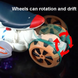 MOTOR BIKE WITH LIGHT SOUNDS - Stunt Toy for Skill Development and Fun Price in Pakistan | LAPTAB