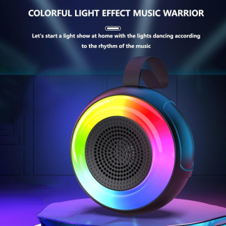 Portable Bluetooth Speaker with Colorful LED Lights and Deep Bass Price in Pakistan | LAPTAB