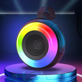 Portable Bluetooth Speaker with Colorful LED Lights and Deep Bass Price in Pakistan | LAPTAB