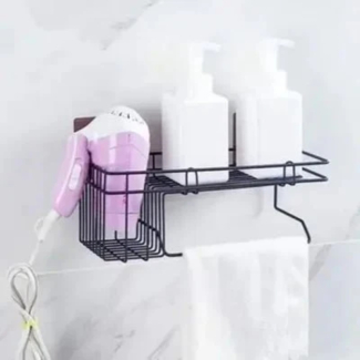 Stainless Steel Bathroom Wall Hanging Shelves with Non-Traceless Adhesive Price in Pakistan | LAPTAB
