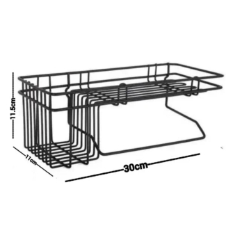 Stainless Steel Bathroom Wall Hanging Shelves with Non-Traceless Adhesive Price in Pakistan | LAPTAB