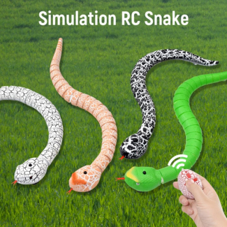Remote Control Snake Toy - USB Rechargeable Educational RC Animal for Kids