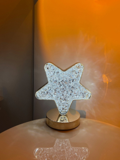 Star Shape Crystal Night Light Lamp with Dimmable Brightness and 3 Colors Price in Pakistan | LAPTAB