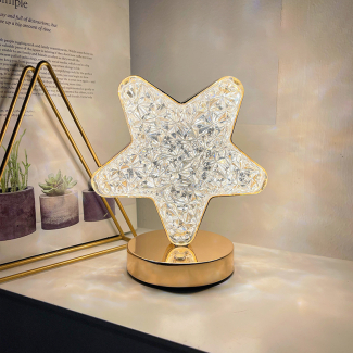 Star Shape Crystal Night Light  lamp