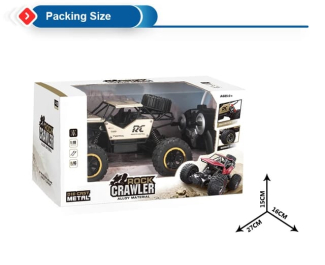 Remote Control Off-Road Car with USB Rechargeable Battery and LED Lights