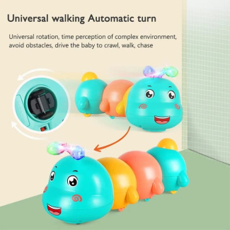 Musical Electric Caterpillar Toy for Kids - Battery Operated, Lights & Sound Price in Pakistan | LAPTAB