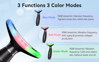 3-in-1 Skin Care Face Massage Tool with Vibration and Light Therapy Price in Pakistan | LAPTAB
