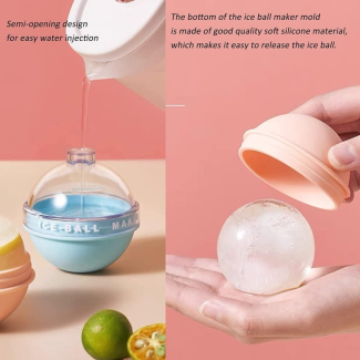 Colorful Ice Ball Maker for Cocktails, Whiskey, and Juice - Food-Grade Silicone Price in Pakistan | LAPTAB