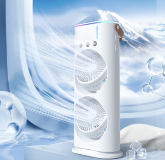 Bell Howell Aqua Breeze Oscillating Rechargeable Misting Fan with LED Lights Price in Pakistan | LAPTAB