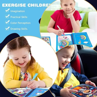 Magic Water Drawing Book for Kids - Reusable, No Mess, Eco-Friendly Price in Pakistan | LAPTAB